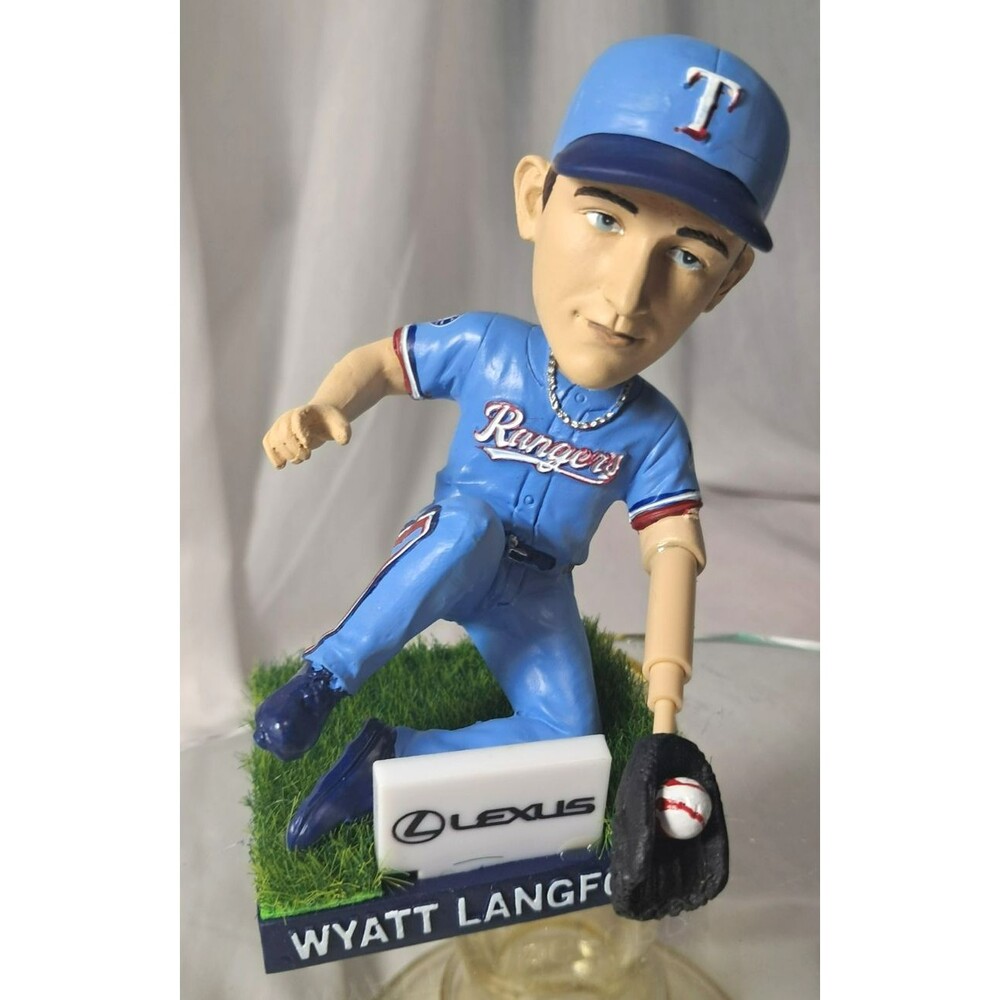 NEW Texas Rangers Wyatt Langford Sliding Catch Bobblehead 7/9/2026